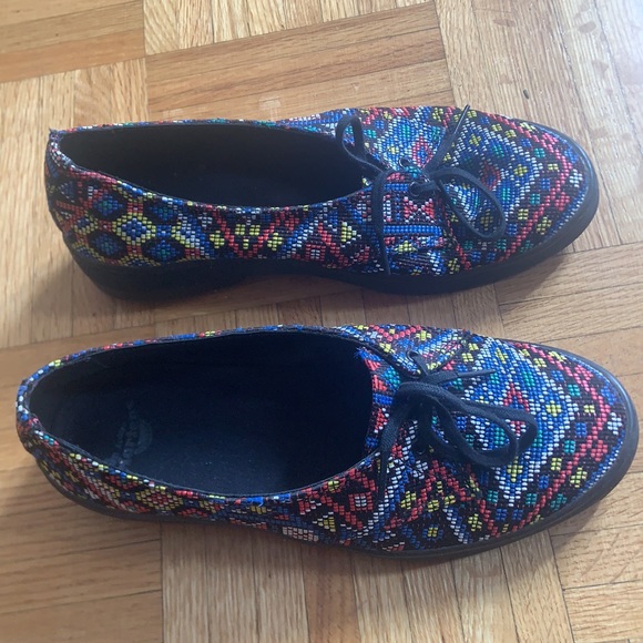 Multi Coloured Low-Rise Dr Martens Shoes - Picture 4 of 5